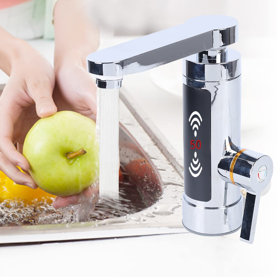 CNCEST 3000W Sofortiger Wasserhahn Elektrischer Heizungshahn Schnelle Heiße Wasserhahn