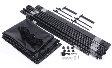 150 Zoll Projektionswand Tragbare Dia Leinwand Beamer 16: 9 Mobile Stativleinwand mit Ständer