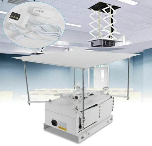 Deckenhalterung Für Beamer Motorisierter Projektorhalterung Halte Lift Belastbarkeit 10 Kg