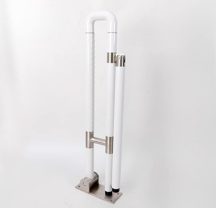 Edelstahl Haltegriff mit Halterung - Aufstehhilfe Stützgriff Klappbar Duschgriff