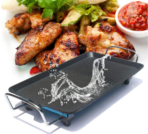 5 Stufen BBQ Grill Elektrogrill Tischgrill Balkongrill 1350W Gartengrill