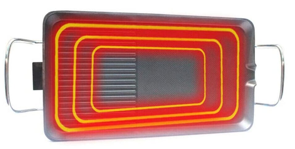 5 Stufen BBQ Grill Elektrogrill Tischgrill Balkongrill 1350W Gartengrill