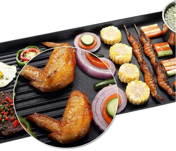 5 Stufen BBQ Grill Elektrogrill Tischgrill Balkongrill 1350W Gartengrill