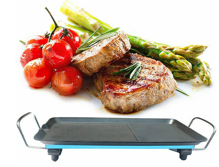 5 Stufen BBQ Grill Elektrogrill Tischgrill Balkongrill 1350W Gartengrill