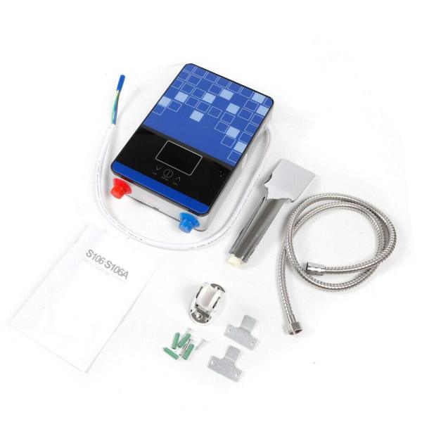 6500W Digital Sofortige Warmwasserbereiter Eingestellt Dusche Set Blau