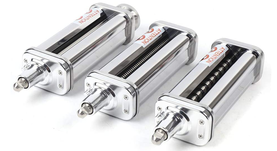 Edelstahl Nudelvorsatz Spaghettiaufsatz Pastaaufsatz Zubehör für Küchenmaschine