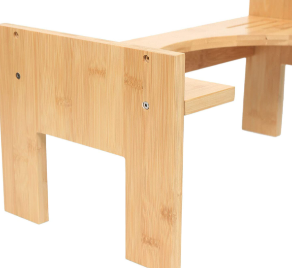 Toilettenhocker, Holz Toilettenhocker 7-9" Zoll Toilettenhilfe rutschfest