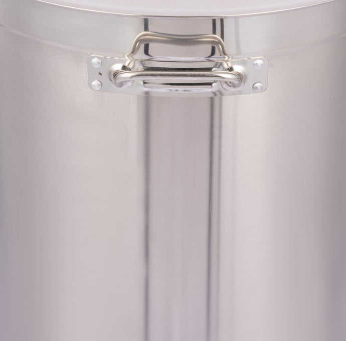 CNCEST 98L Edelstahltopf Mit Deckel Kochtopf aus Edelstahl Edelstahlkochtopf Multifunktionale Kochtopf