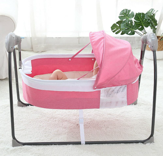 Elektrische Babybett Babywiege Stubenwagen Beistellbett Baby Wippe Kinderbett