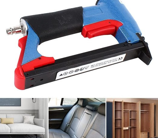 Druckluftnagler Naglerhefter Tacker Pneumatische Luftkraft Hefter Nagler 4-16mm 1/2" Klammergerät