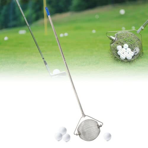 Sammler von Golfbällen Rollkollektor Draussen Gartenpflücker Edelstahl Ball Pick Retriever