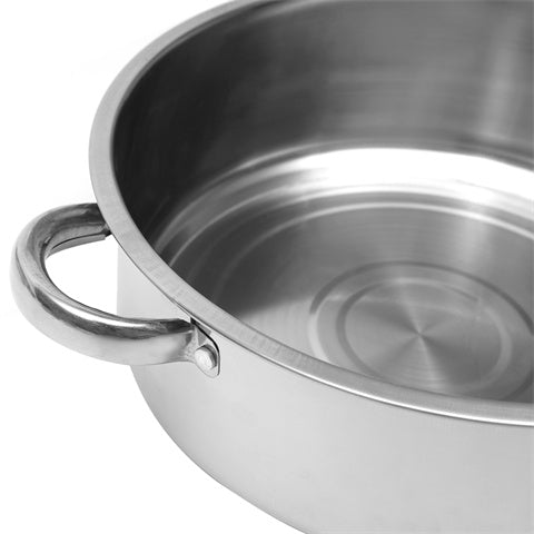 26/28/30cm 5 Ebenen Dampfkocher Gardampftopf Edelstahl Glasdeckel Dampfgarer Steamer