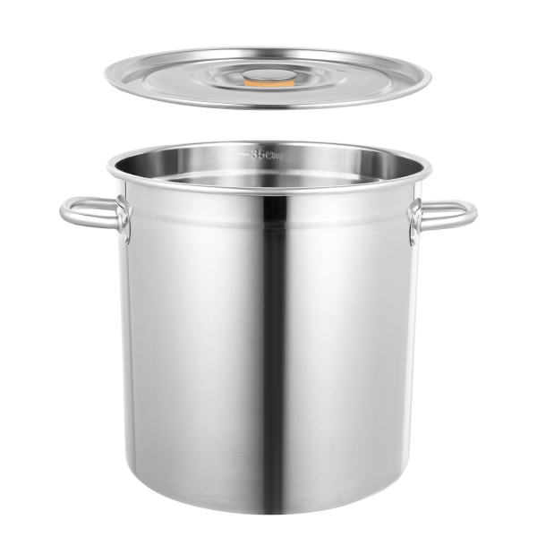 35L Kochtopf Suppentopf mit Deckel und Griffen
