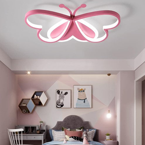 CNCEST LED Cartoon Deckenleuchte für Kinderzimmer 90W Dimmbare Deckenlampe Kronleuchter Aus Metall Acryl