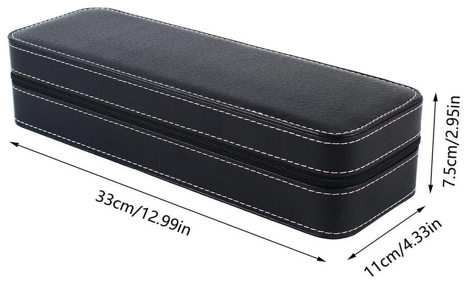 Uhrenaufbewahrungsbox Uhrenkoffer Uhrenkasten (6 Steckplätze)