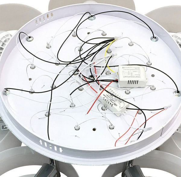 Modern Kristall Kronleuchter LED Acryl Dimmbar Farbwechsel Licht mit Fernbedienung