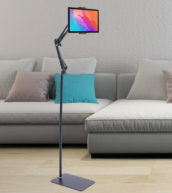 Verstellbarer Tablet Handy Ständer 360° Bodenständer 4-17cm