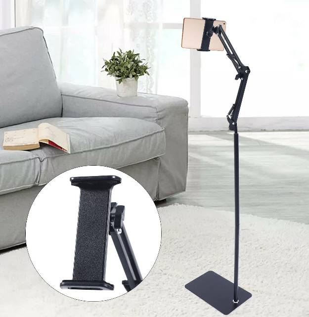 Verstellbarer Tablet Handy Ständer 360° Bodenständer 4-17cm