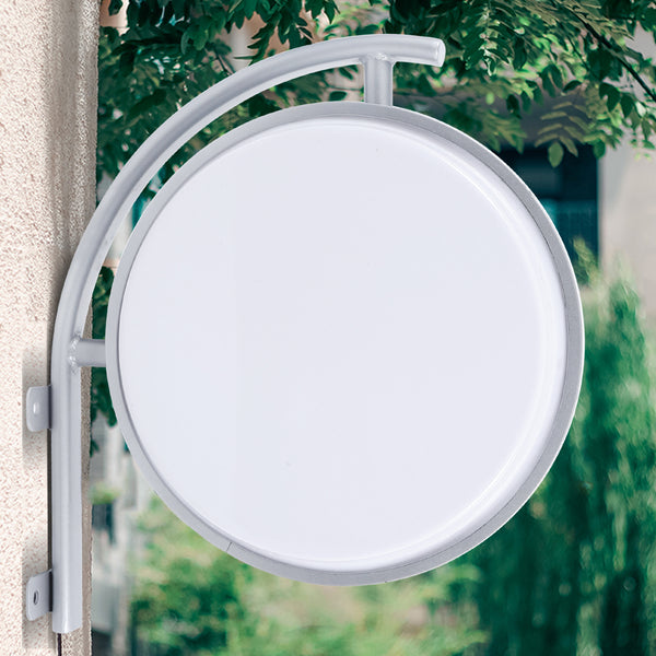 LED Werbelichtbox Rund Doppelseitig Leuchtkasten Leuchtschild Leuchtwerbung