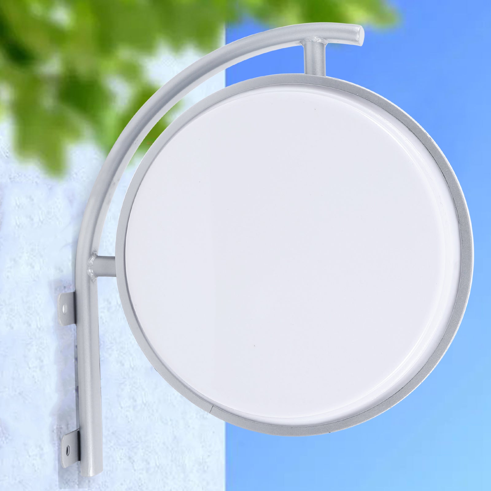 LED Werbelichtbox Rund Doppelseitig Leuchtkasten Leuchtschild Leuchtwerbung