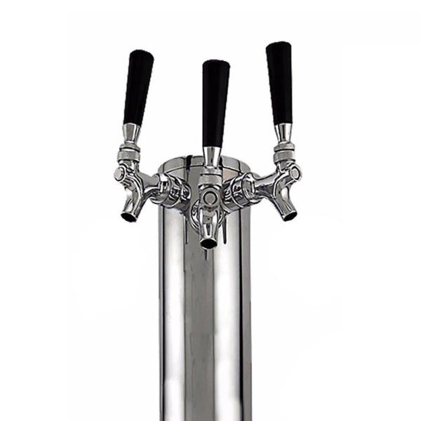 Edelstahl Bierturm Biersäule Bierzapfhahn Bierspender Bierzapfanlage Bierhahn-Kit für Bars Verstellbarer Getränkespender