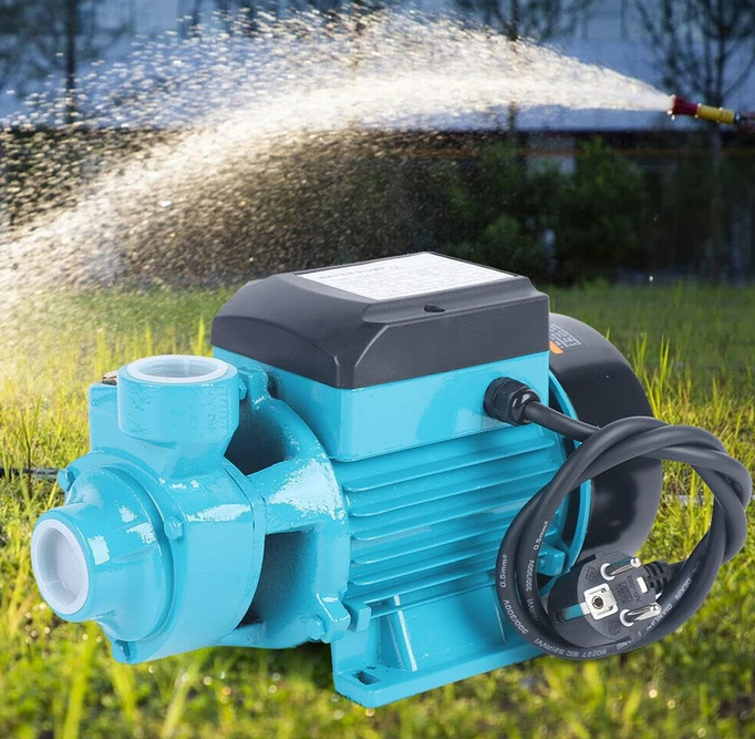 Wasserpump Umwälzpumpe - Umwälzpumpe Gartenpumpe mit umlaufendem Flügelrad 2000 l/h 370 W Edelstahlgehäuse für Sauberes Wasser