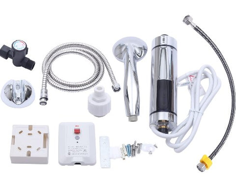 5500W elektrische Dauerheizung Dusche Instant-Warmwasserbereiter ohne Wassertank