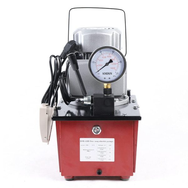 7L Hydraulikpumpe Elektrohydraulikpumpe Mit Ölschlauch 220V 750W Elektrische Hydraulikpumpe