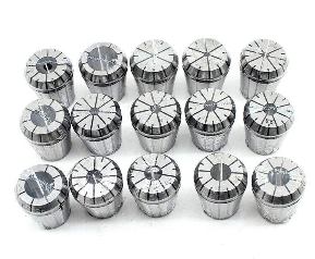 15-TLG ER32 470E Spannzangen Set mit Spannzangenfutter 2-20mm MK3 M12+ Schlüssel