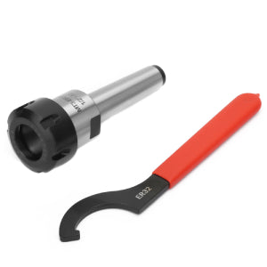 15-TLG ER32 470E Spannzangen Set mit Spannzangenfutter 2-20mm MK3 M12+ Schlüssel