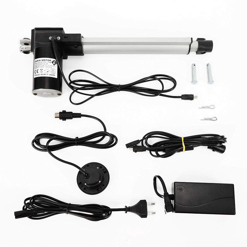 1000N 250mm/6000N 230mm DC 24V Linearaktuator Elektromotor Linearmotor