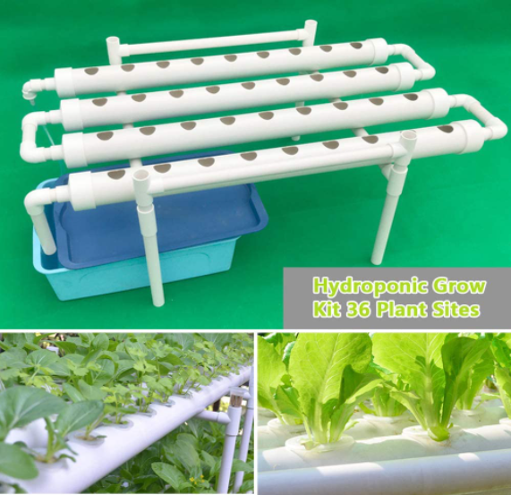 1 Schichten 36 Löcher Gemüse Hydroponik Wachsen System Kit