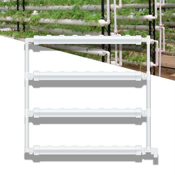 Hydroponisches Rohrhaus für Hydroponik, erdlose Pflanzenanbau-Systeme für Gemüse Salat Blumen