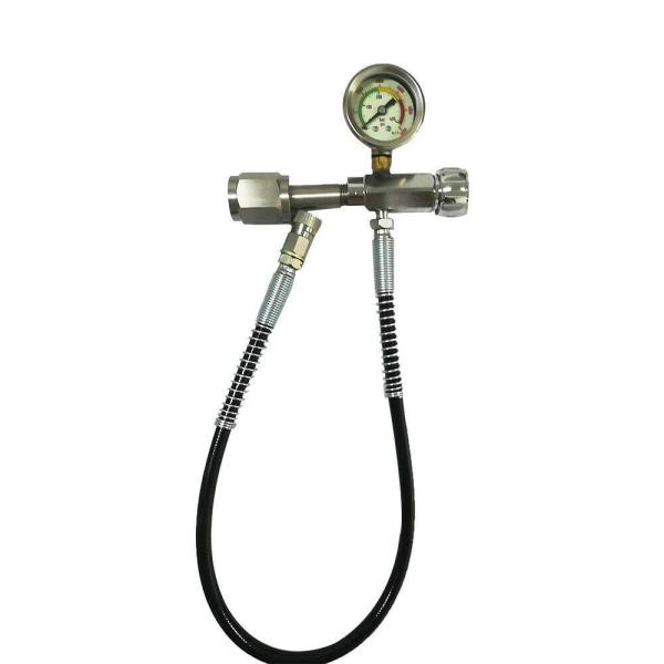 PCP Paintball Fill Station PCP Charging Adapter mit 60 cm Mikrobore-Schlauch Hose