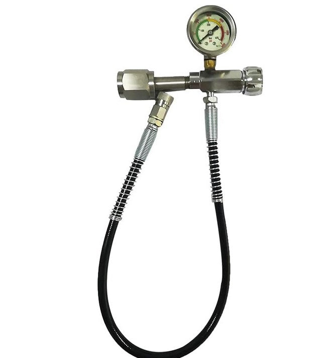 PCP Paintball Fill Station PCP Charging Adapter mit 60 cm Mikrobore-Schlauch Hose