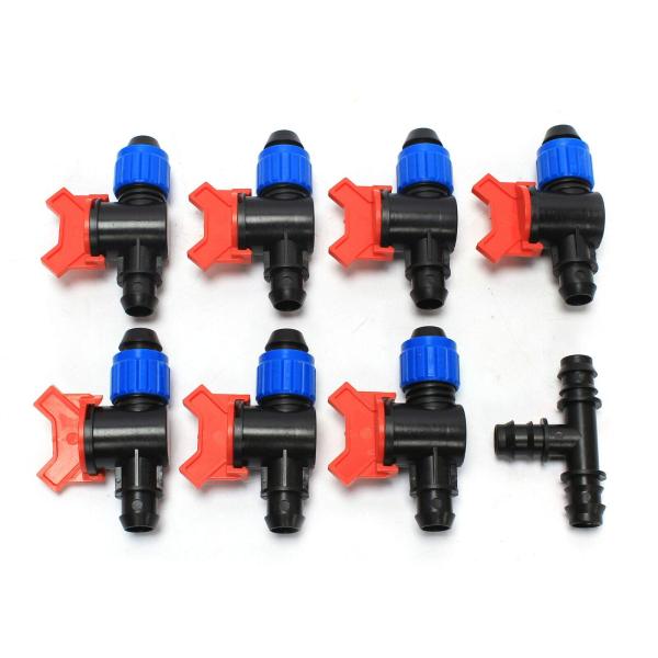 Tiefwasserkultur Komplet Hydroponic Anbau Hydroponische Anzucht Soilless Pflanzsystem System 1 Kit 6 Eimer (20L)