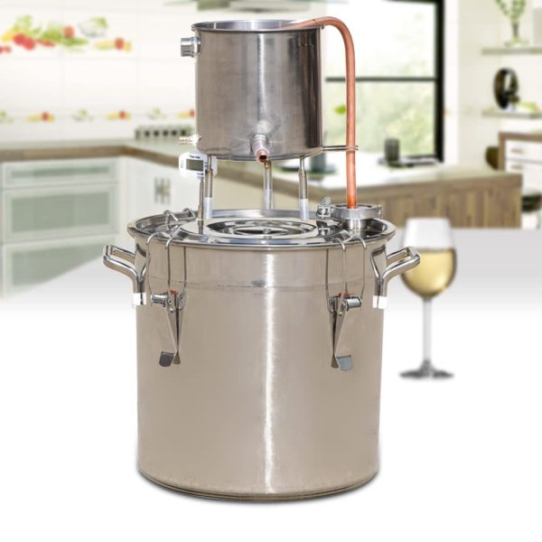 12L Destilliergerät Edelstahl Destillieranlage Destille Alkohol WeinDestille Distiller