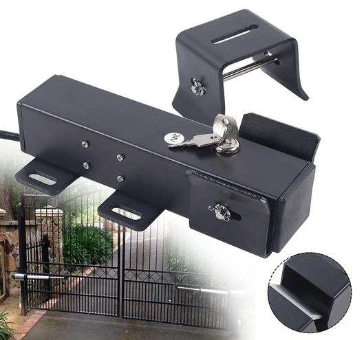 Elektrische Verriegelung Türöffner 24V Elektrisches Torfallenschloss für zweiflügelige oder einflügelige Drehtore