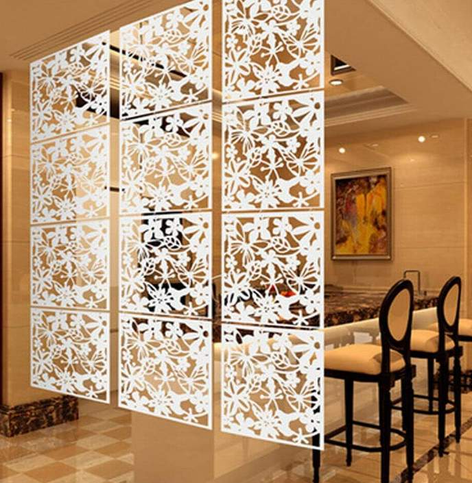 12 Stück Hängende Bildschirme Hohles Schmetterling Blumen-Vogel-Muster