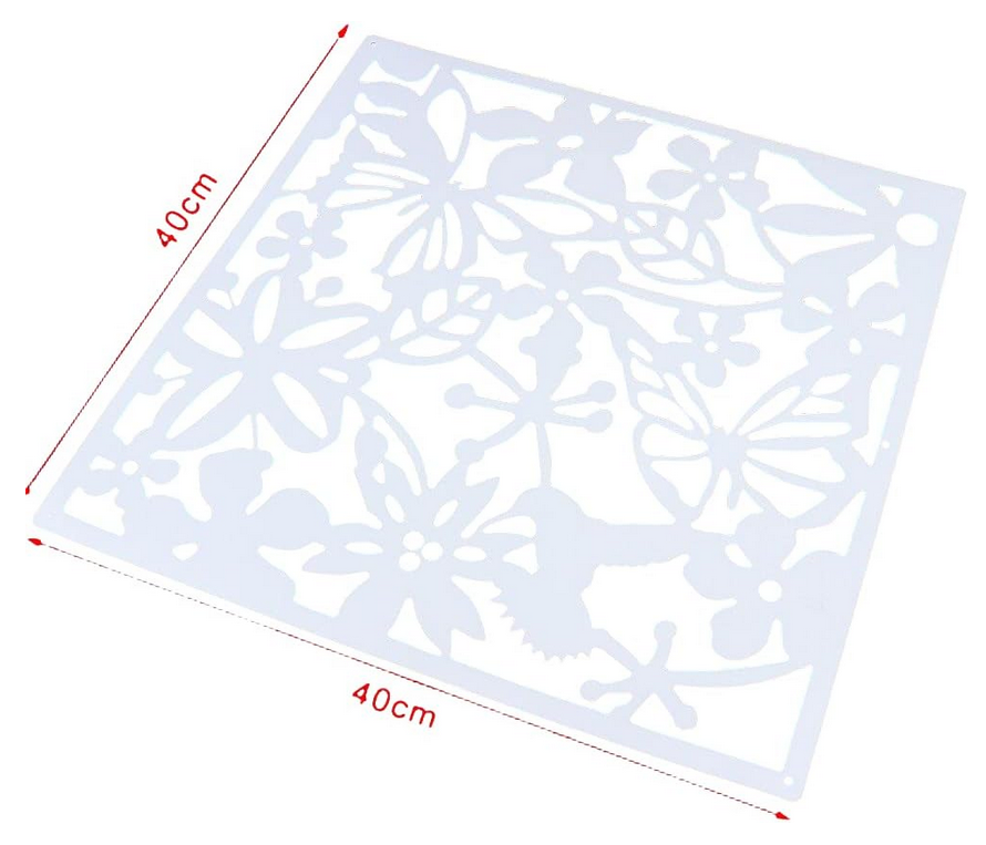 12 Stück Hängende Bildschirme Hohles Schmetterling Blumen-Vogel-Muster