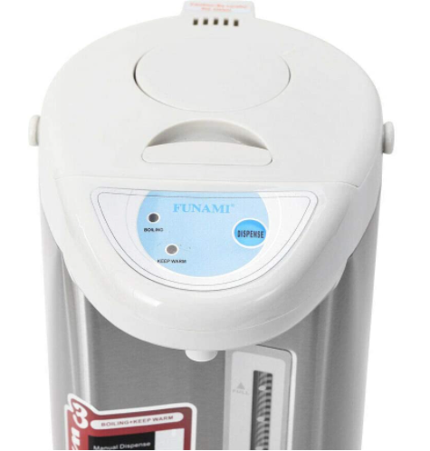 5.8L Highspeed-Heißwasserspender Thermopot Edelstahl Mit Kabel Benutzt