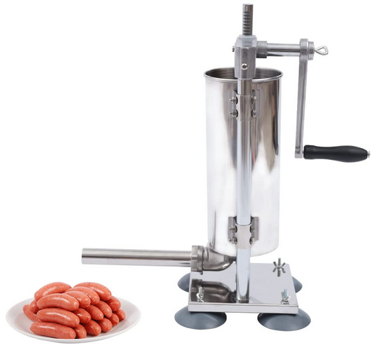 3L Vertikale Manuelle Wurstfüllmaschine Edelstahl Wurstfüller Wurst Stuffer Maschine Wurst Füller Fleisch Werkzeuge Für Küchen