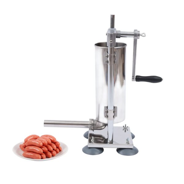 3L Vertikale Manuelle Wurstfüllmaschine Edelstahl Wurstfüller Wurst Stuffer Maschine Wurst Füller Fleisch Werkzeuge Für Küchen