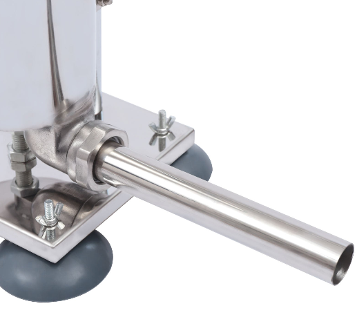 3L Vertikal Manueller Wurstfüller Saucenmaschine Fleischwolf Rostfreier Edelstahl Fleischpresse Wurstmaschine Stuffer Lebensmittelfüller Maschine Kommerzielle Hause