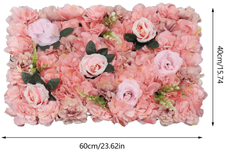 40*60cm 12x Künstliche Blumen Säule Wand Blumenwand Rosenwand DIY Schöne Hintergrunddekoration
