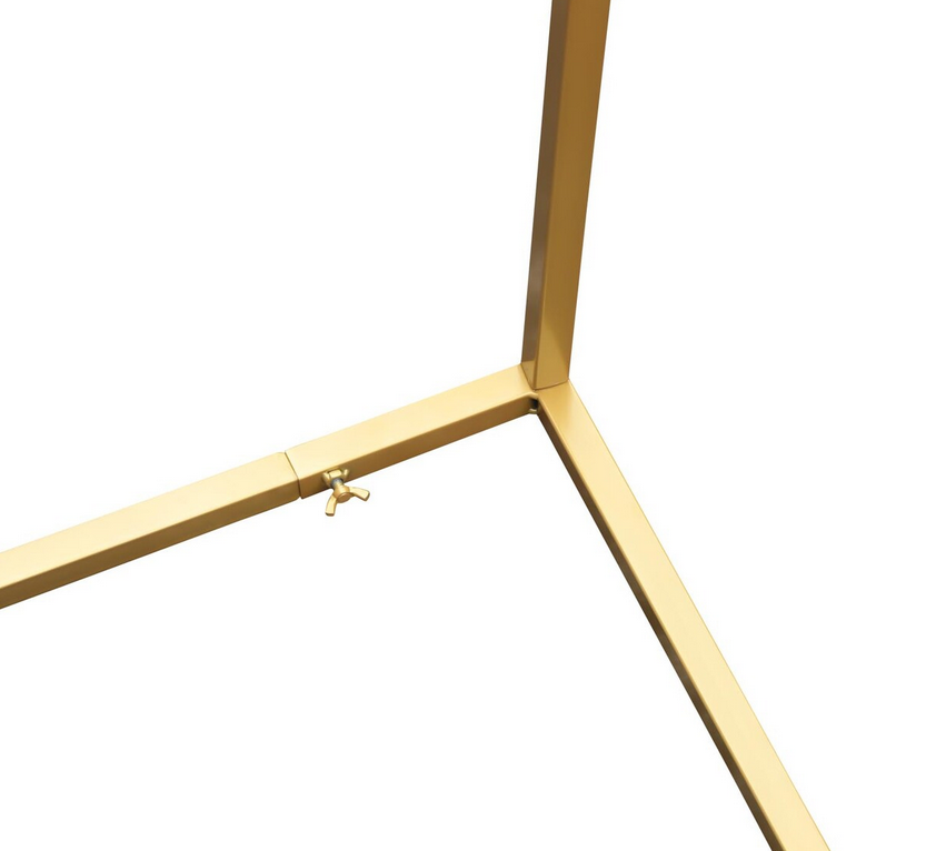 Hochzeitsbogen Requisiten 20mm Röhre Hintergrund  (Gold,280×162cm)