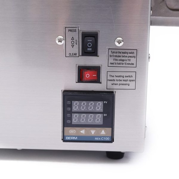 Ölpressemaschine Automatischer Ölextraktor Edelstahl Ölpresse Für Erdnuss Soja Raps Teesamen