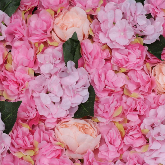 6Pcs 40*60cm Künstliche Blumen Säule Wand Kunstblumen Panel