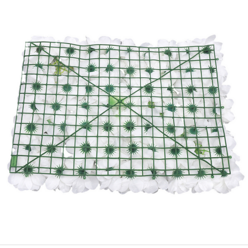 12x Künstliche Blumenwand Paneele 40 x 60CM Seidenblume Weiße DIY Hochzeitsstraßenhintergrund Blumen