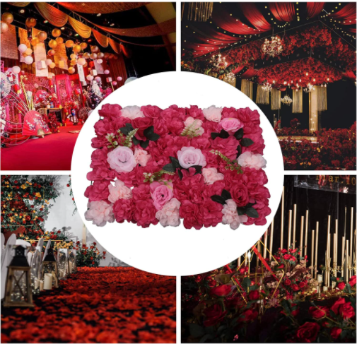 Blumenhintergrund Pflanzenwand Für Fotohintergrund Party Hochzeitsdekoration